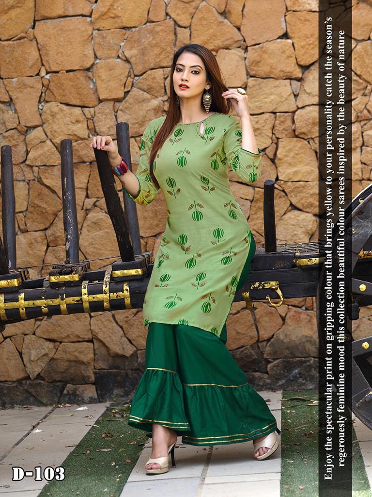 Rang Tarang Natasha Latest Fancy Designer  Festival Wear Classy Kurti With Bottom
